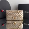 Bolsa Chanel Classic 255 Metálica - Dourado