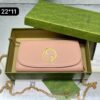 Carteira Gucci Blondie - Rosa/Dourado