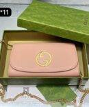 Carteira Gucci Blondie - Rosa/Dourado