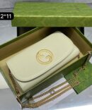 Carteira Gucci Blondie - Creme/Dourado