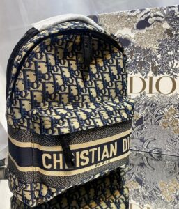 Mochila Dior - Bege/Azul