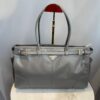 Bolsa Prada Tote Couro G-Cinza