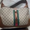 Bolsa Gucci Jackie 1961 Monogram - Bege/Marrom