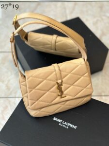 Bolsa Saint Laurent LE 57 - Bege/Dourado