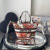 Bolsa Dior Basket Bag - Branco/Vermelho