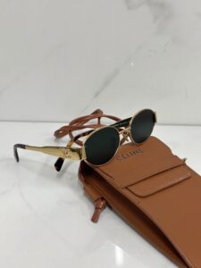 Óculos Solar Celine Oval 01 - Dourado