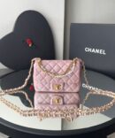 Bolsa Chanel Flap Bag Mini -Rosa