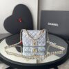 Bolsa Chanel Flap Bag Mini - Azul