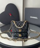 Bolsa Chanel Flap Bag Mini - Preto