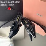 Sapato Miu Miu Slingback - Preto