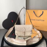 Bolsa Louis Vuitton Diane Empreinte - Bege/Preto