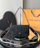 Bolsa Louis Vuitton Diane Empreinte - Preto/Azul