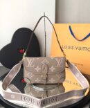 Bolsa Louis Vuitton Diane Empreinte - Bege/Branco