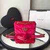 Bolsa Gucci Marmont GG Veludo - Pink/Dourado