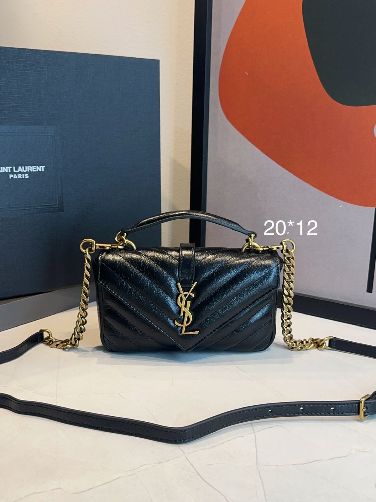 Bolsa Carteira YSL Matelassê