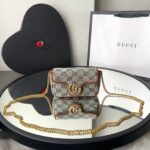 Bolsa GG Super Mini Monogram - Verde/Marrom