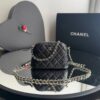 Bolsa Chanel Pochette Mini - Preto/Prata