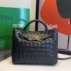 Bolsa Bottega Veneta Andiamo Pequena-Preto