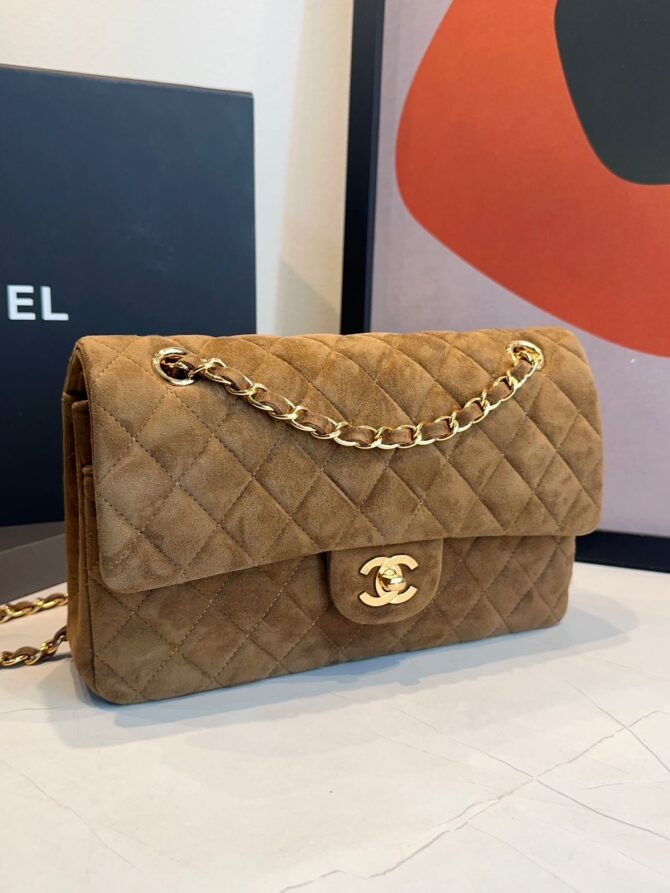 Bolsa Chanel Classic 11.12 Camurça - Imagem 19