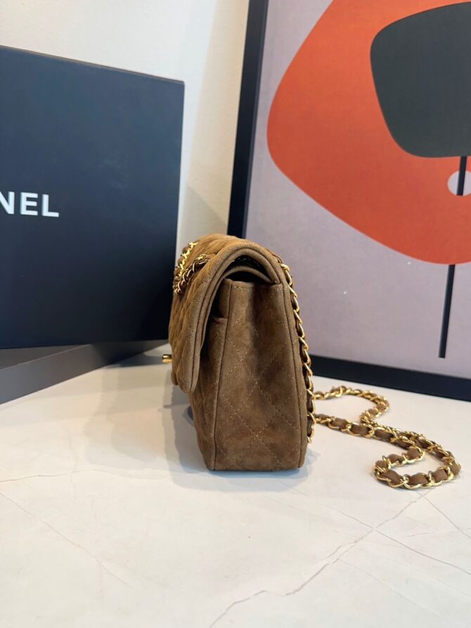 Bolsa Chanel Classic 11.12 Camurça - Imagem 22