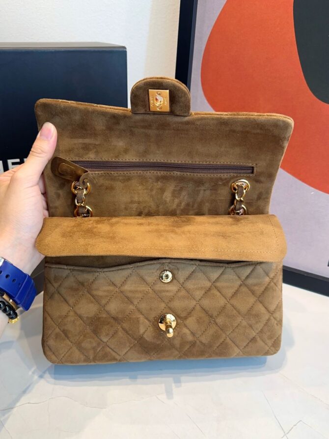 Bolsa Chanel Classic 11.12 Camurça - Imagem 25