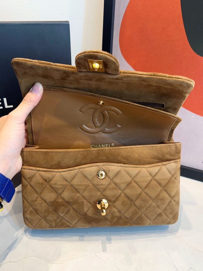 Bolsa Chanel Classic 11.12 Camurça - Imagem 26