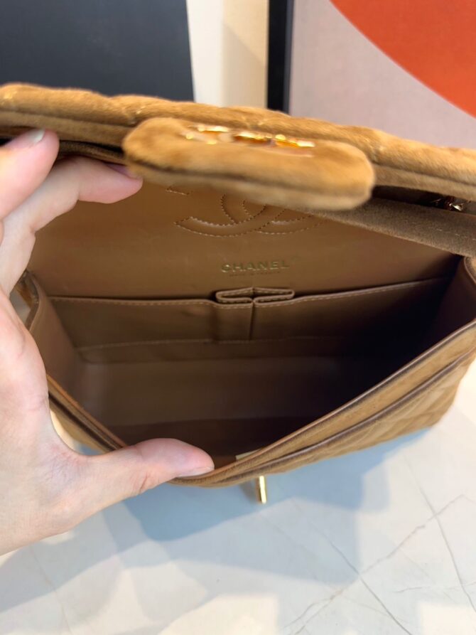 Bolsa Chanel Classic 11.12 Camurça - Imagem 27