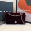 Bolsa Chanel Classic 11.12 Camurça-Vinho