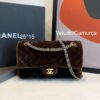 Bolsa Chanel Classic 11.12 Camurça-Cafe