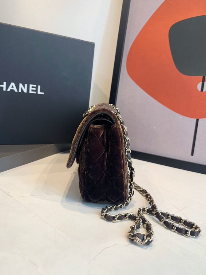 Bolsa Chanel Classic 11.12 Camurça - Imagem 44