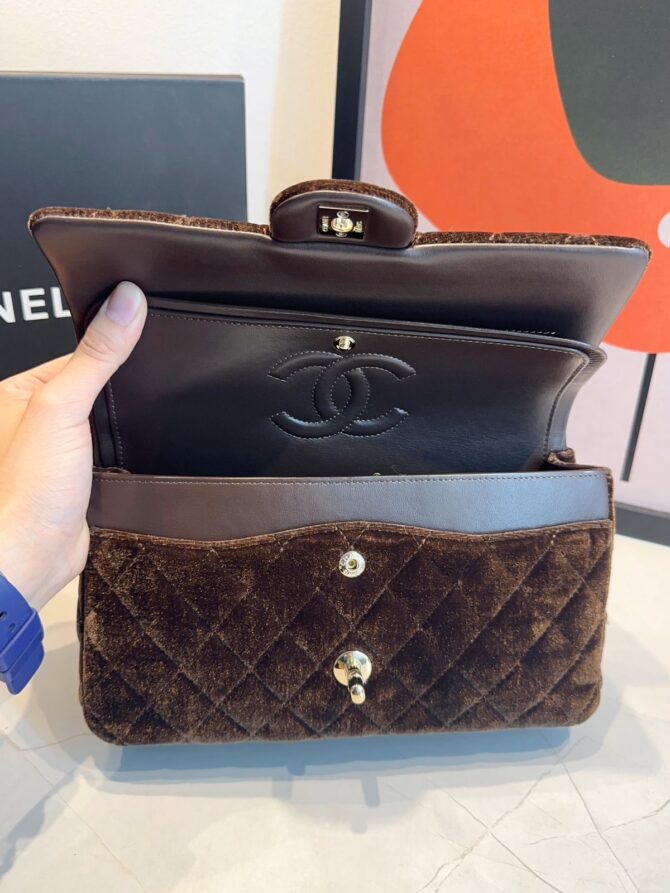 Bolsa Chanel Classic 11.12 Camurça - Imagem 48