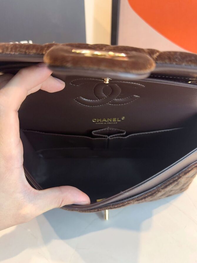 Bolsa Chanel Classic 11.12 Camurça - Imagem 49