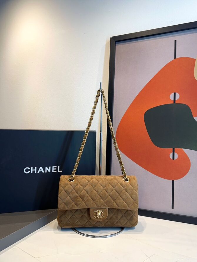 Bolsa Chanel Classic 11.12 Camurça - Imagem 5