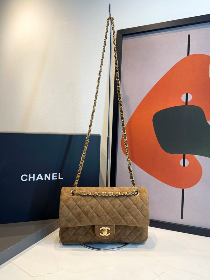 Bolsa Chanel Classic 11.12 Camurça - Imagem 8