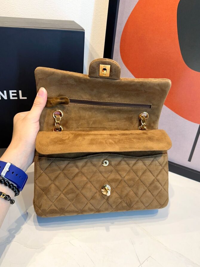 Bolsa Chanel Classic 11.12 Camurça - Imagem 13