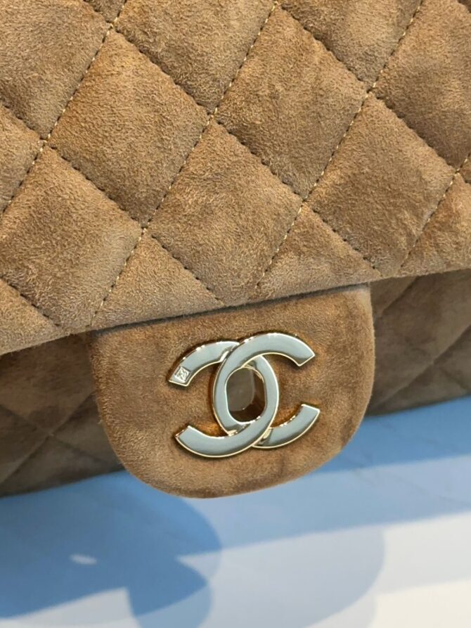 Bolsa Chanel Classic 11.12 Camurça - Imagem 14