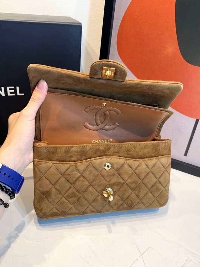 Bolsa Chanel Classic 11.12 Camurça - Imagem 15