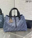 Bolsa Dior Toujours Jacquard - Azul