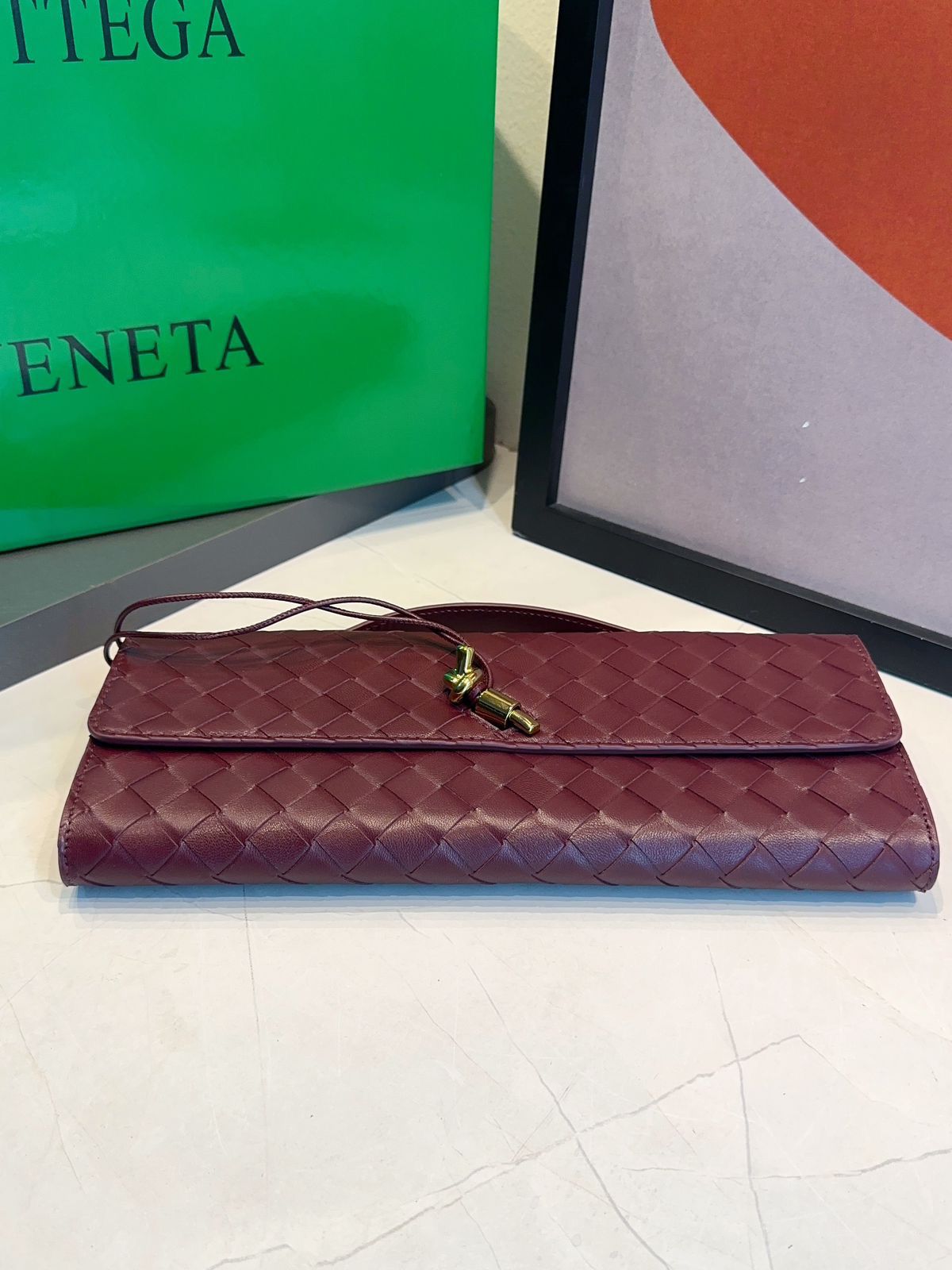 Bolsa Clutch Bottega Long Andiamo - Imagem 23