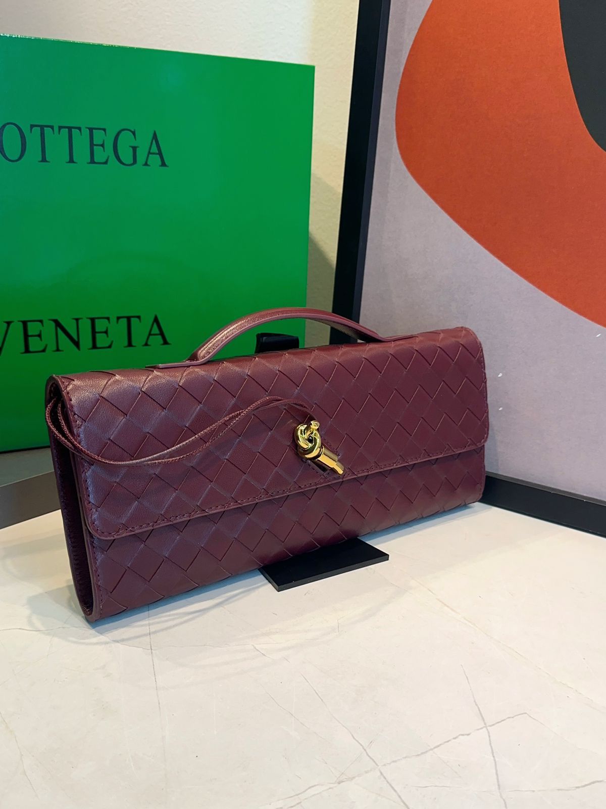 Bolsa Clutch Bottega Long Andiamo - Imagem 26