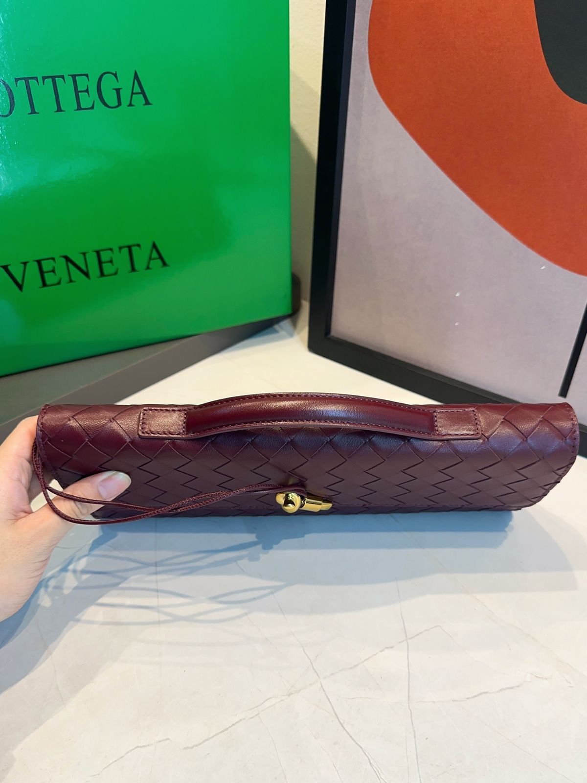 Bolsa Clutch Bottega Long Andiamo - Imagem 29