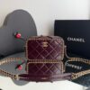 Bolsa Chanel Câmera Estojo - Vinho