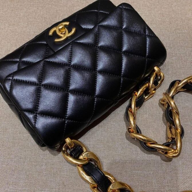 Bolsa Chanel Couro De Cordeiro - Oferta - Imagem 4