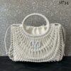 Bolsa Valentino Garavani AllKnots Trançada - Branco