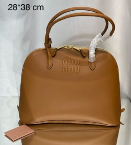 Bolsa Miu Miu em Couro  - Marrom