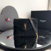 Bolsa YSL Loulou Camurça - Preto/Dourado