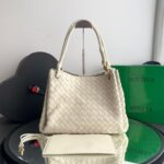 Bolsa Bottega Alça Ombro Dupla - Off White