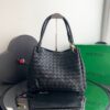 Bolsa Bottega Alça Ombro Dupla - Preto