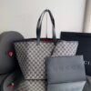 Bolsa Gucci Tote GG Media Canvas- Azul Marinho