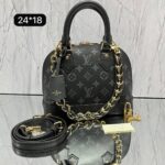 Bolsa LV Alma BB Couro Vitelo - Preto